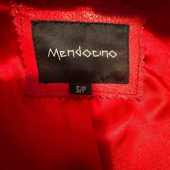 Mendocino red leather jacket - Picture 11 of 11
